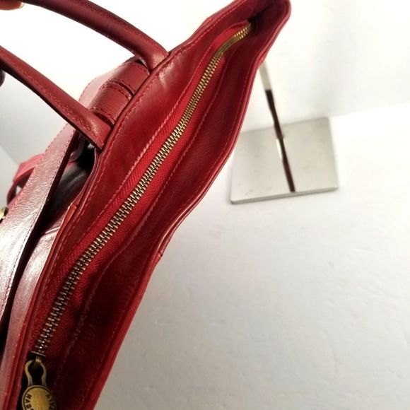 Vera Pelle (Made in Italy) Genuine Leather Satchel Handbag - Picture 3 of 13